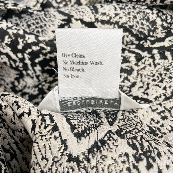 Misook Metallic Snake Reptile Print Open Front Topper Jacket Women’s Size Medium - Picture 9 of 11